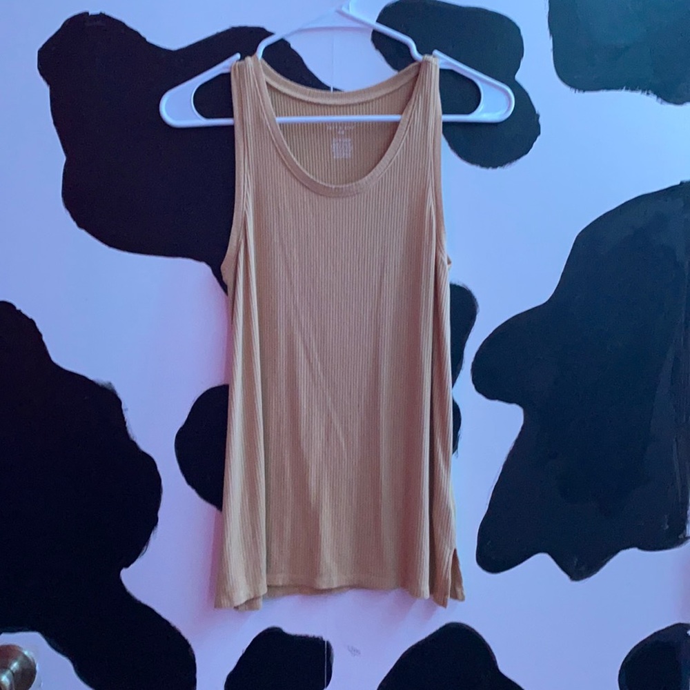 Yellow Loose Tank Top